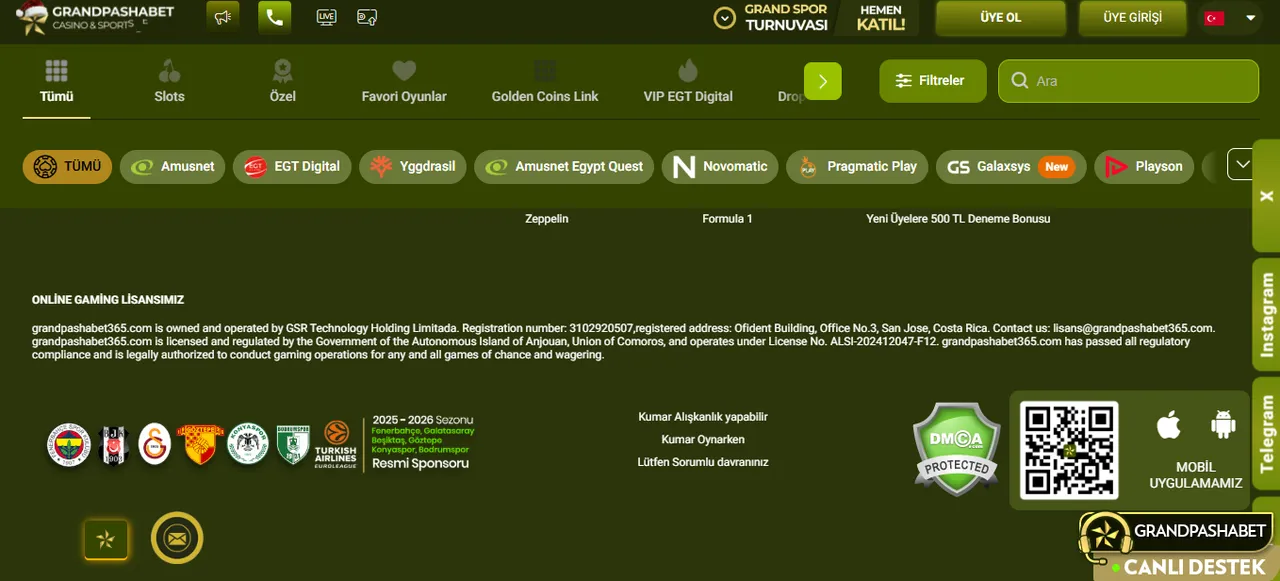 Grandpashabet mobil deneyim